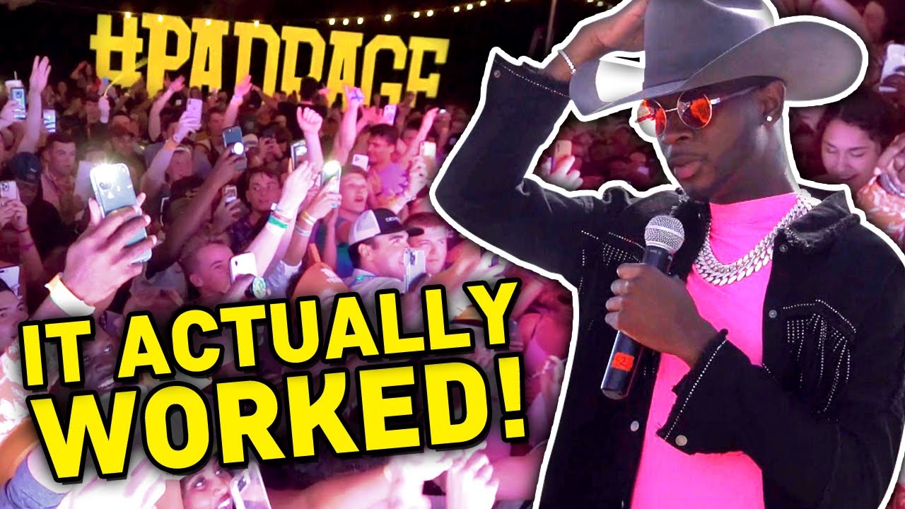 FAKE LIL NAS X CELEBRITY PRANK (PERFORMED ON STAGE)