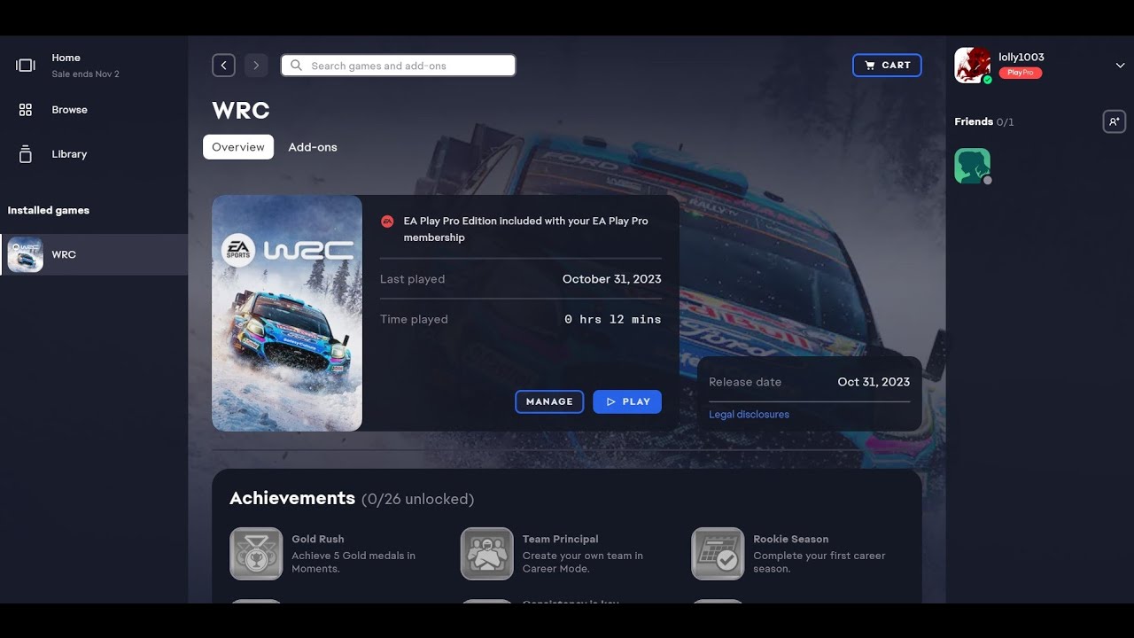 EA WRC: CSL DD + McLaren GT3 V2: Fix Menu Navigation Not Available/Unable To Navigate In The Menus
