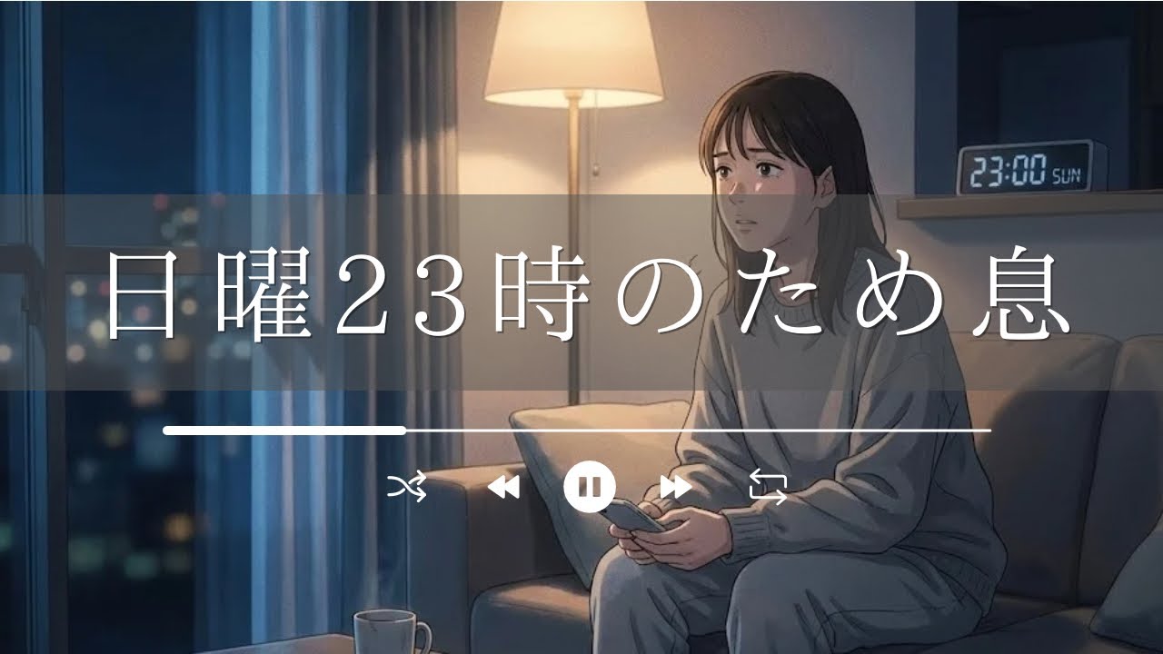 日曜23時のため息｜月曜が来る前に、自分の人生を問い直す夜――大人の葛藤と決意のエモーショナルソング