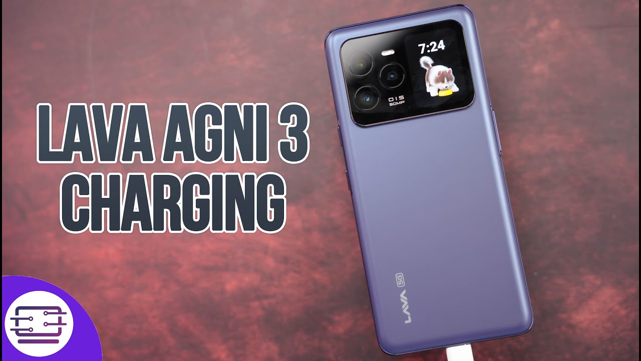 Lava Agni 3 Charging Test ⚡️ 66W Fast Charger 🔋