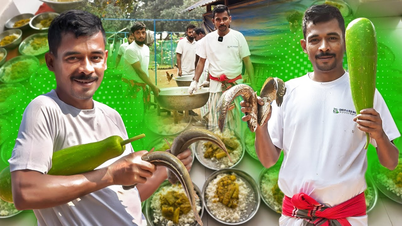 লাউ ও শোল মাছ রান্না করলাম || Milton Samadder || ২৪পর্ব || Milton's Kitchen || Child & Old Age Care.