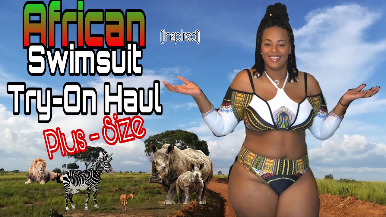 African Inspired Swimsuit Try-On Haul | Plus- Size Swimwear | *AliExpress must have*