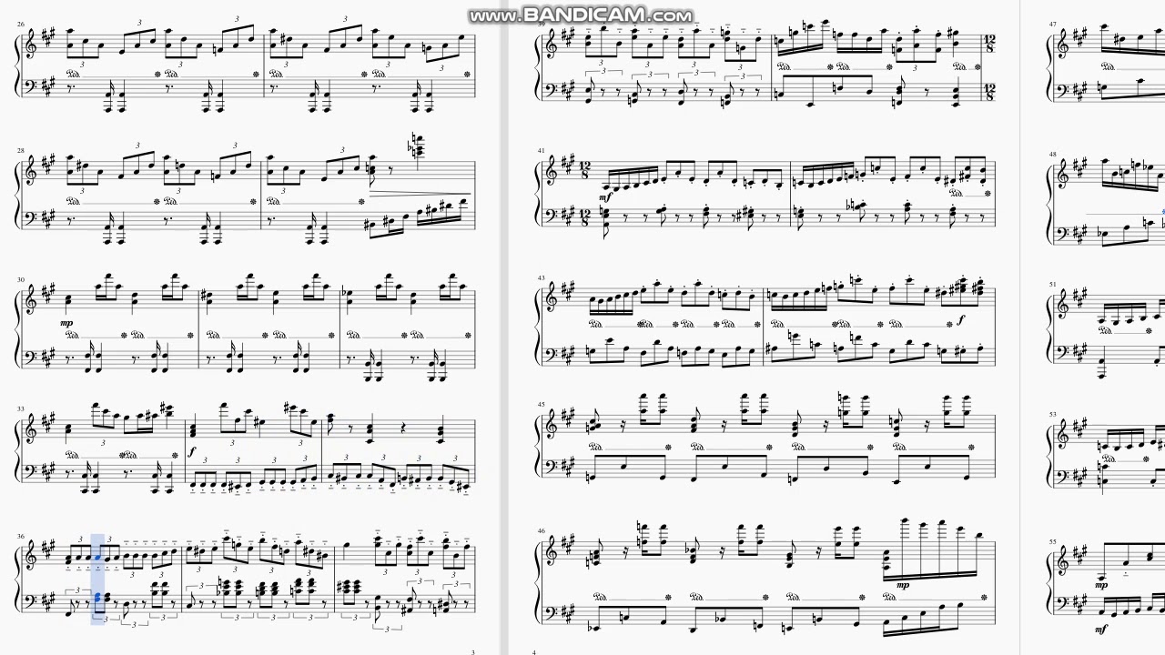 【ピアノ譜】virkatoの主題によるperson09風超絶技巧変奏曲【ノスタルジア】