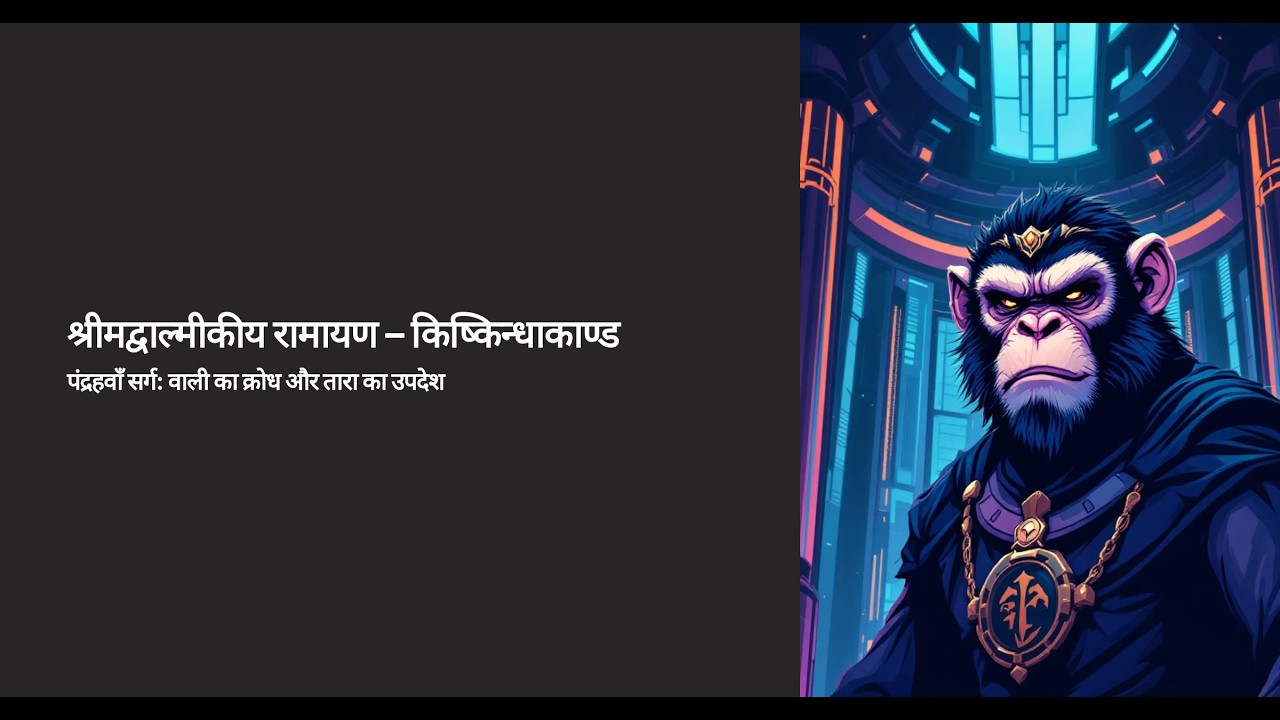 Sarg 15 Kishkindha Kaand Valmiki Ramayan in Hindi : सुग्रीव की गर्जना सुनकर वाली का युद्ध के लिये