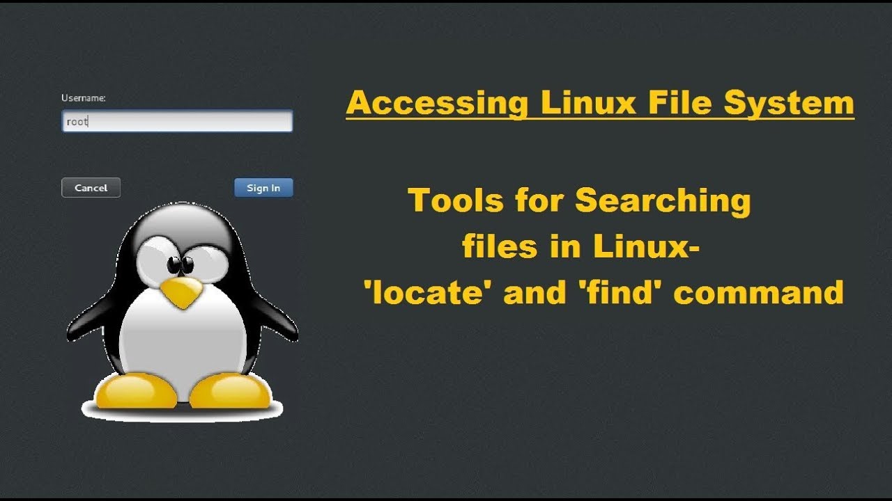 Searching files in RHEL7/CentOS7 Linux | Using 'locate' and 'find' commands | Accessing File System