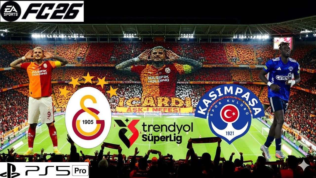 FC 26 - Galatasaray vs Kasımpaşa |  Trendyol Süper Ligi 25/26 | TÜRKÇE SPİKER PS5 PRO