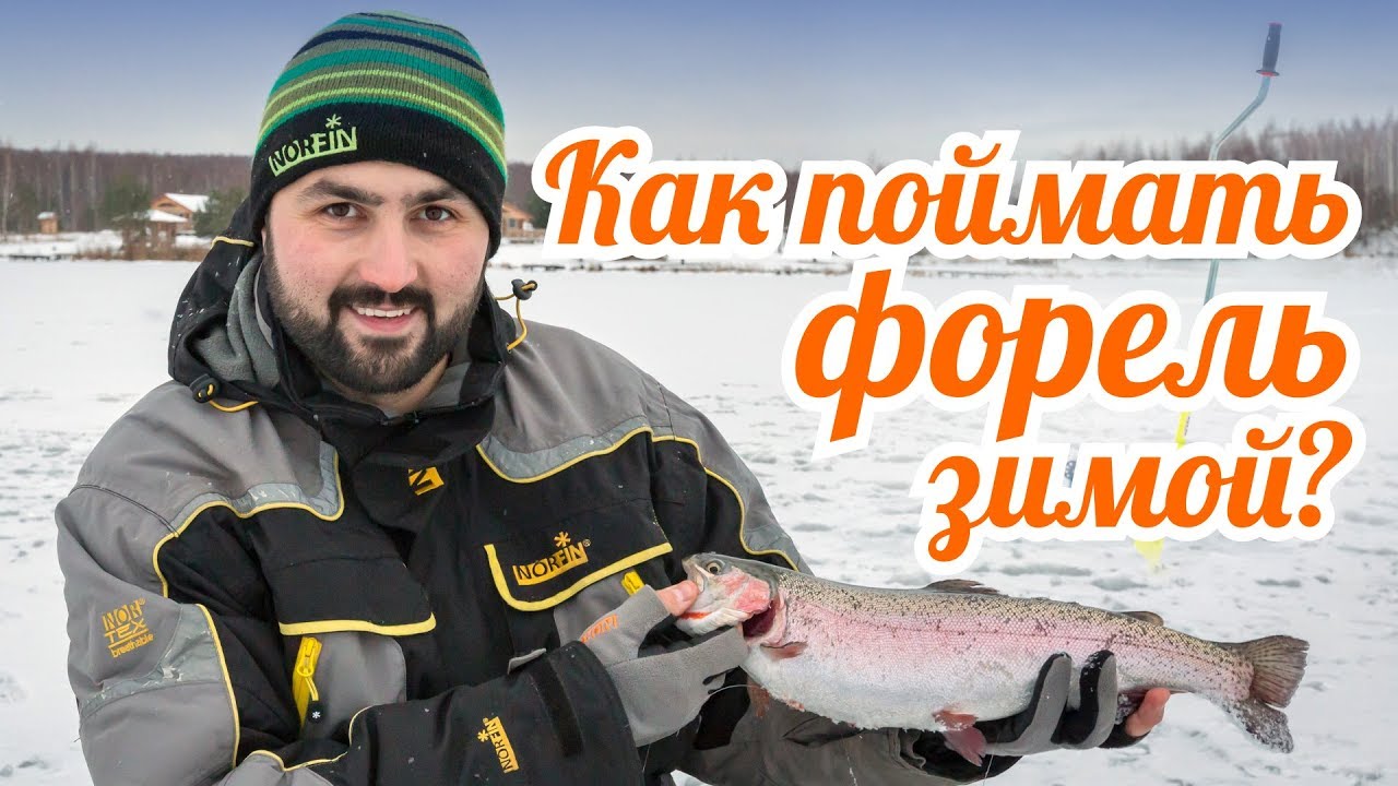 Рыбалка на форель зимой. Первый лед. Ловля на жерлицы и блесну.