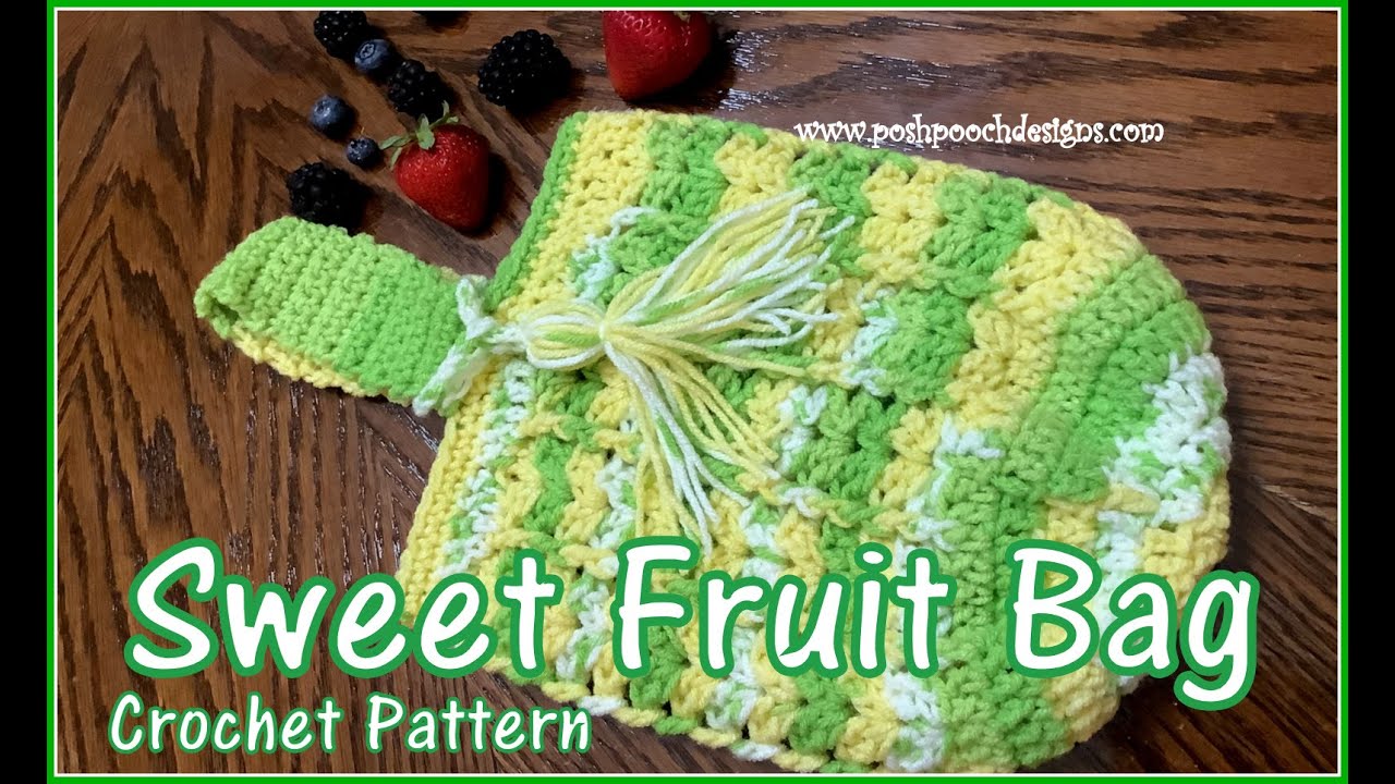 Sweet Fruit Bag Crochet Pattern 