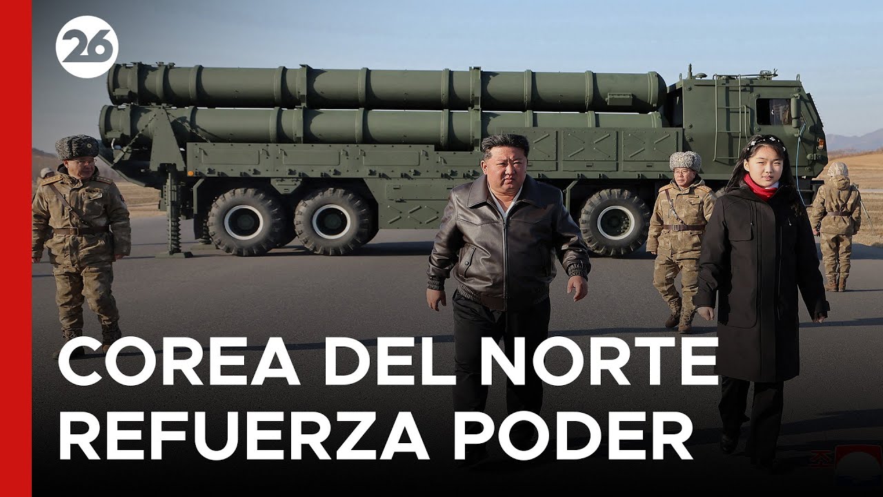 🇰🇵 NORTECOREA REFUERZA PODER | Kim Jong-un supervisó la prueba de un sistema de lanzacohetes