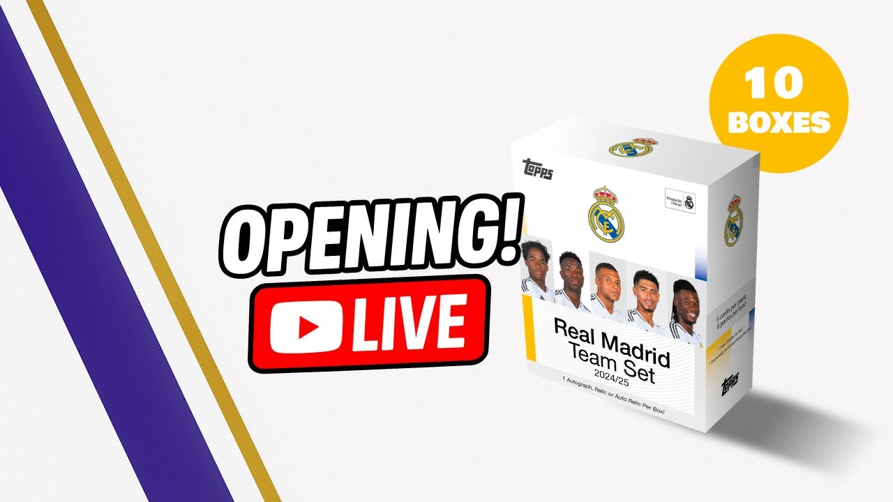 Opening 10 Real Madrid Team Sets!!