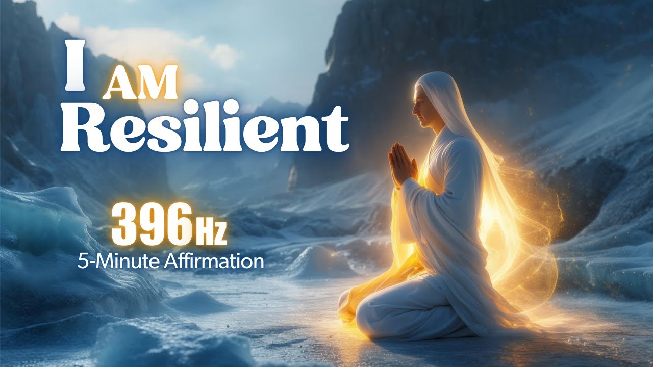 396Hz Healing Frequency | Overcome Obstacles | 5-Minute Daily Affirmations