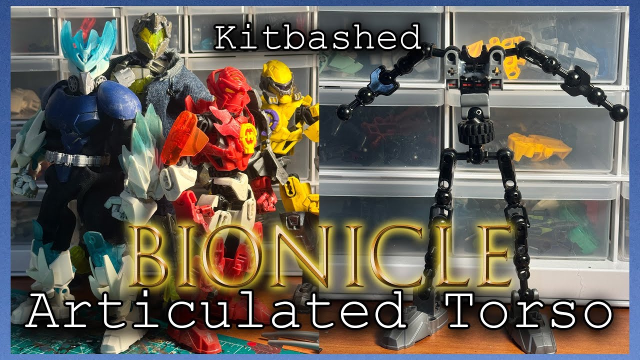 Kitbashed Articulated Bionicle Torso [TUTORIAL]