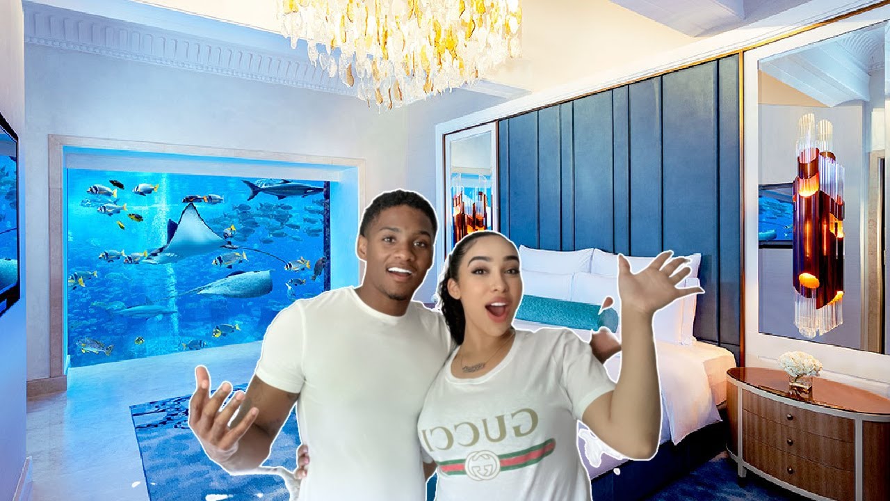 OUR $10,000 UNDERWATER SUITE TOUR! *INSANE*