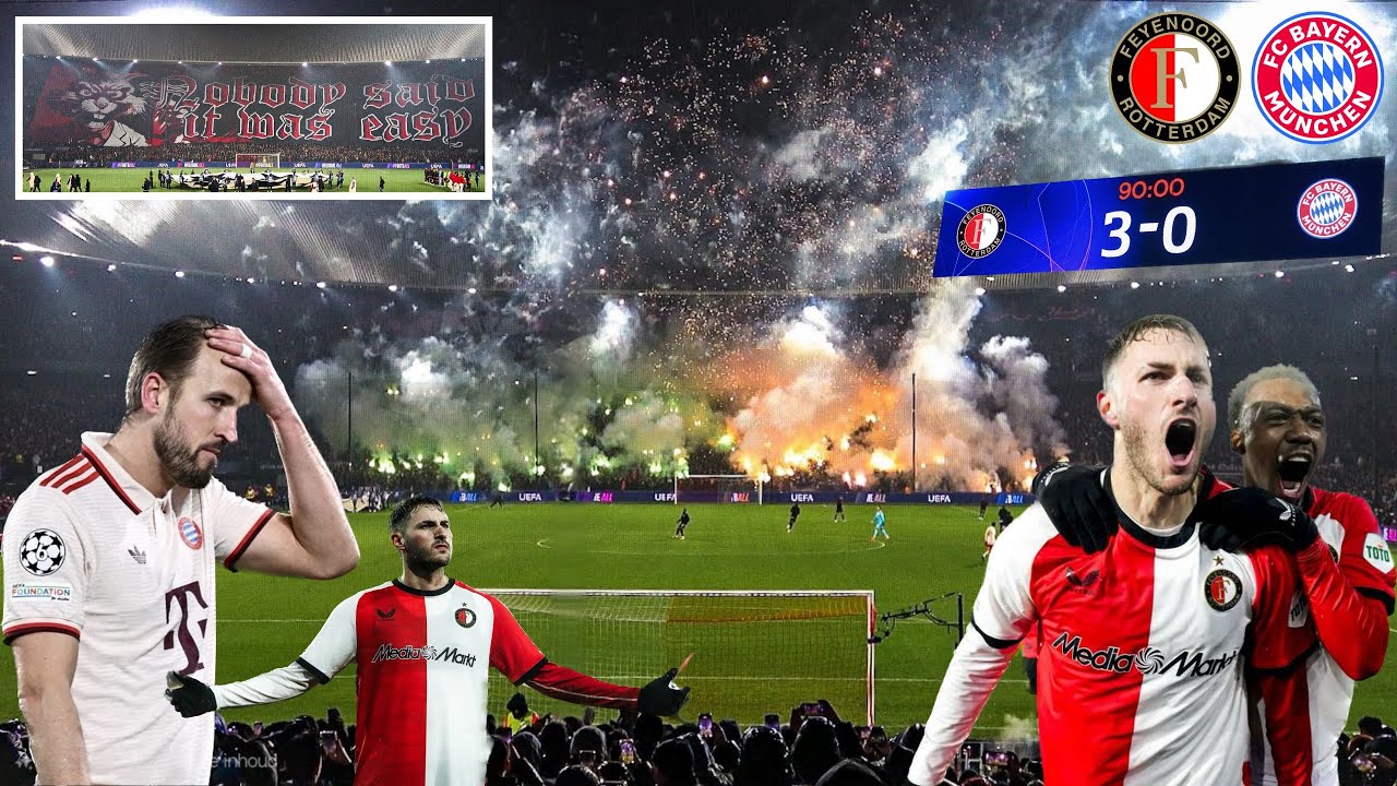 FEYENOORD DESTROYS BAYERN MUNICH | Champions League | Insane Pyro & Atmosphere | Matchday Vlog