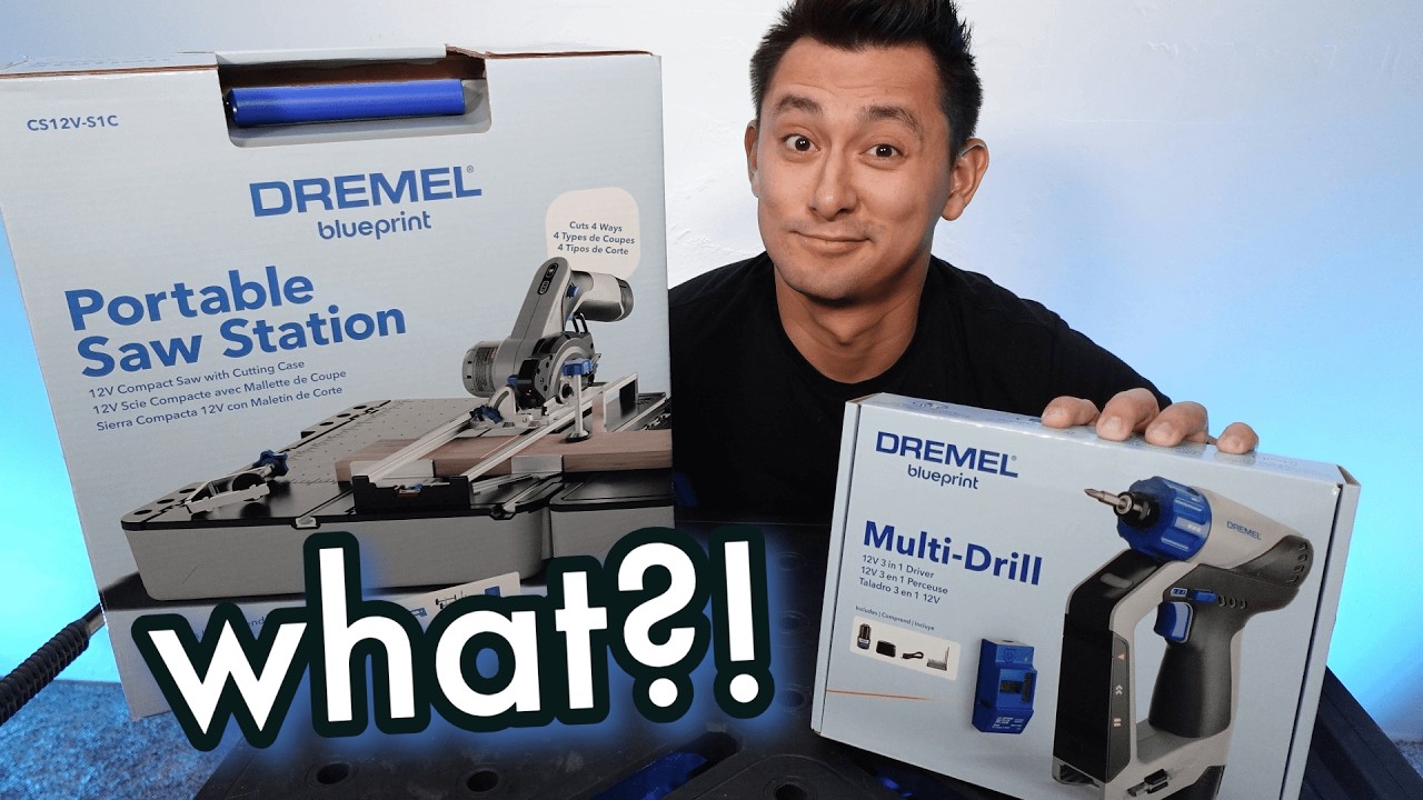 Dremel made a drill AND this saw?! Dremel Blueprint products - Unboxing, First Impressions & Review