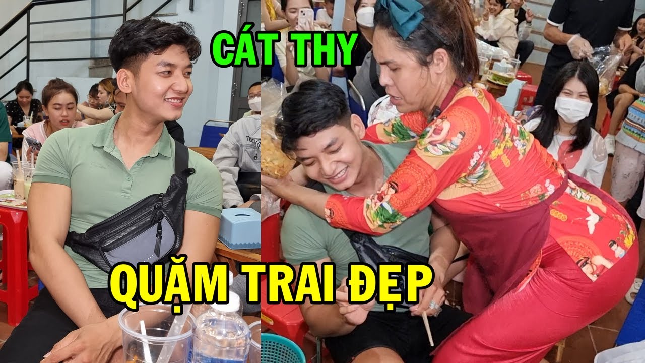 DIVA C&aacute;t Thy quặm Trai đẹp mua b&aacute;nh tr&aacute;ng trộn - Ẩm thực Cha Rồng