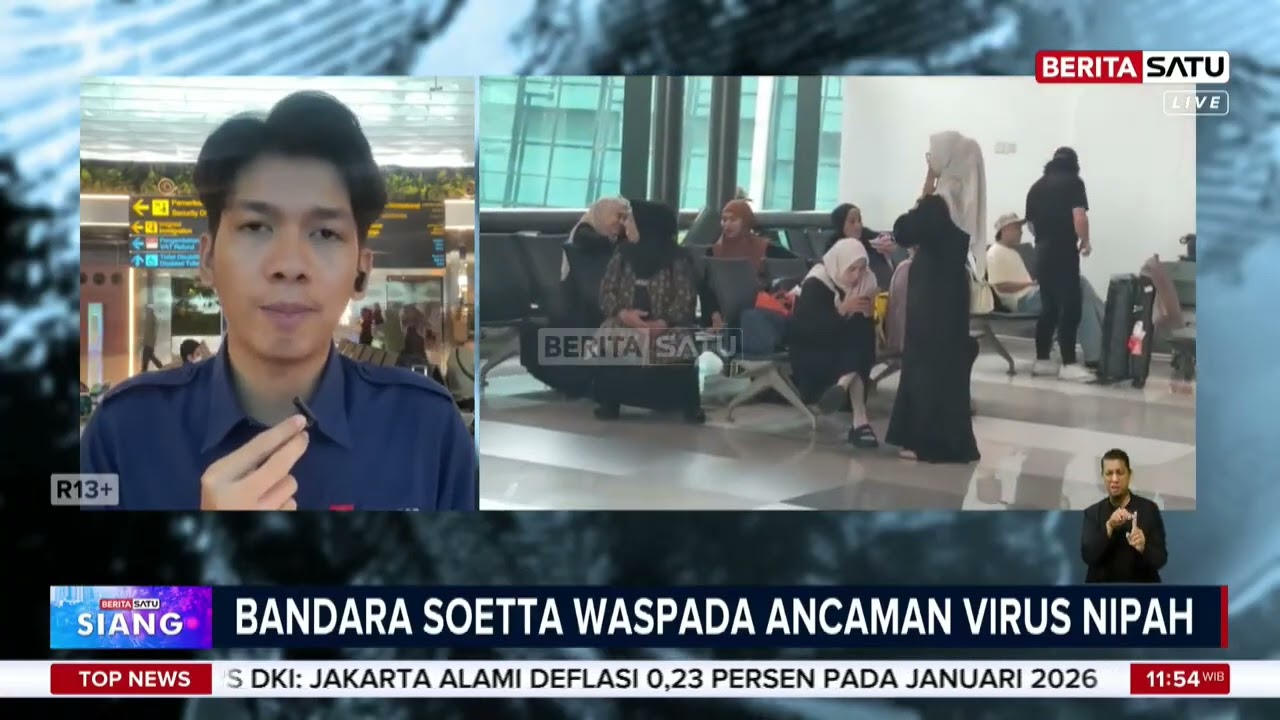 Cegah Masuknya Virus Nipah, Bandara Soekarno-Hatta Perketat Pengawasan #beritasatu