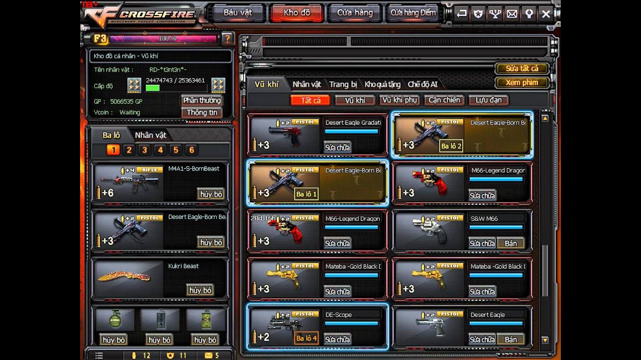 CF 2.0: ALL VIP CrossFire VietNam
