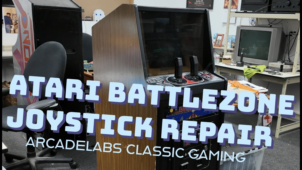 Repairing a 1980 Atari Battlezone Arcade Game Joystick Bezel.