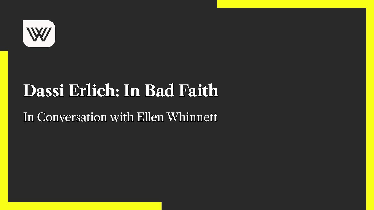 Dassi Erlich: In Bad Faith