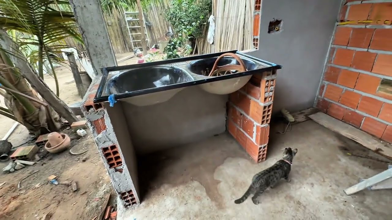 LAVANDERIA QUASE TERMINANDO/ NICOLAS VOLTOU PRA CASA DE VÓ / minha rotina morando na roça 