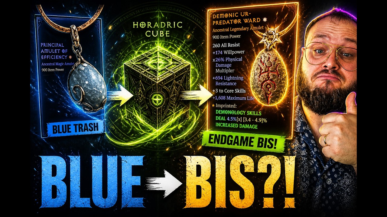 Od Niebieskiego Śmiecia do BIS Amuletu &ndash; Nowy Crafting w #diablo4