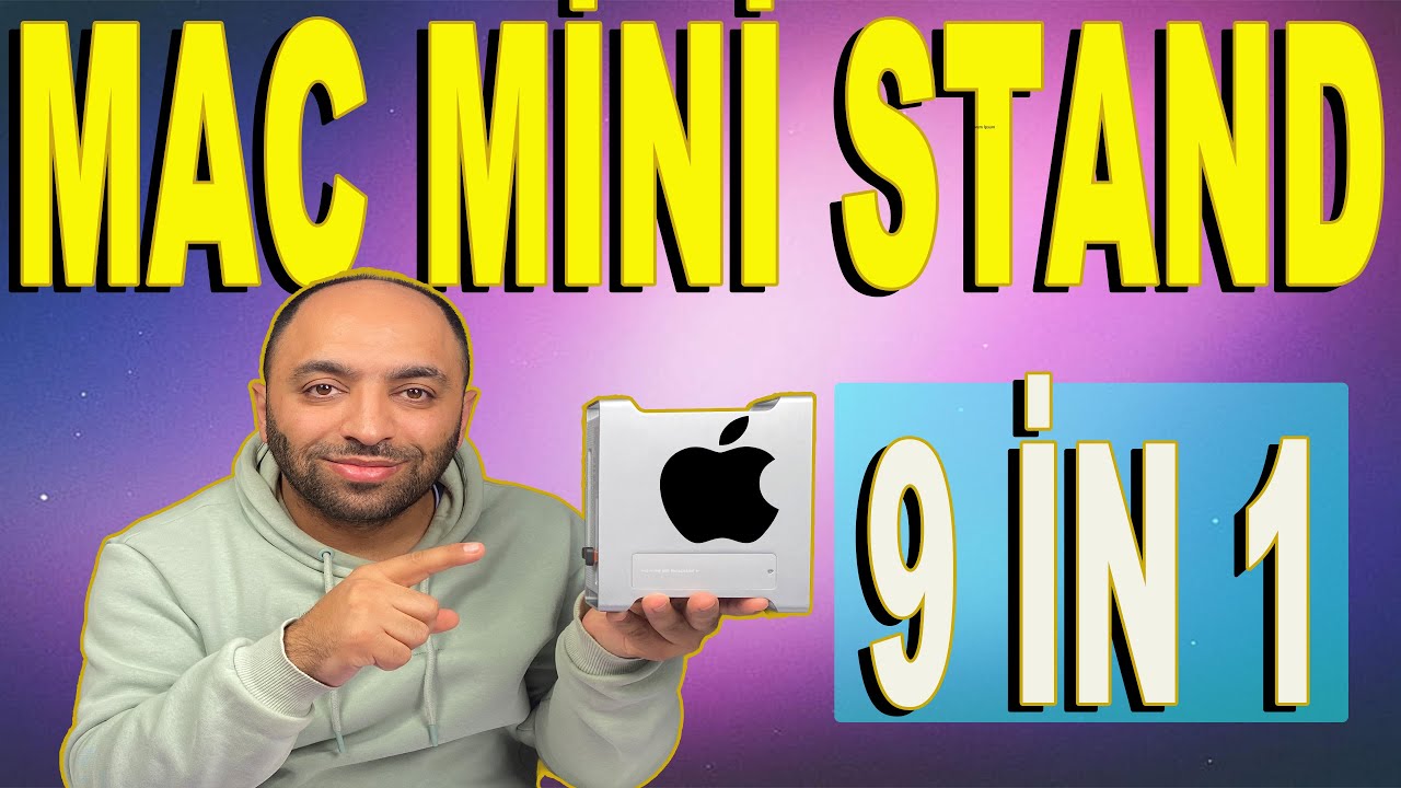 Mac mini M4 Masaüstü Setup’ını Toparlayan 9-in-1 Stand Dock