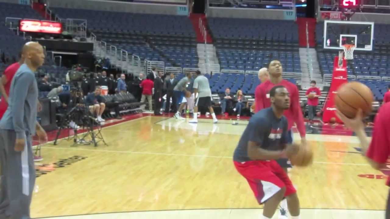 John Wall and Bradley Beal Shooting Drills