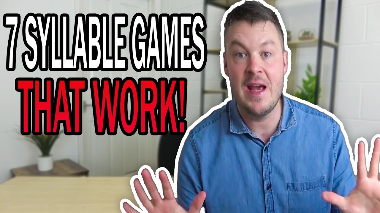 7 Syllables Games (That Actually WORK!) For Children Aged 3-5