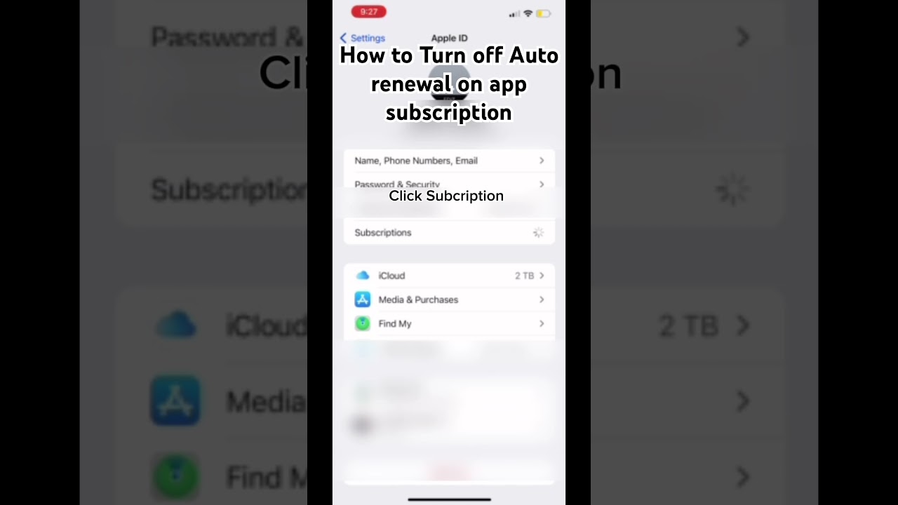 This is how you turn off app auto renewal
