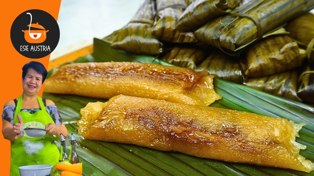 Suman Kamoteng Kahoy | Cassava suman | Meriyendang Pinoy
