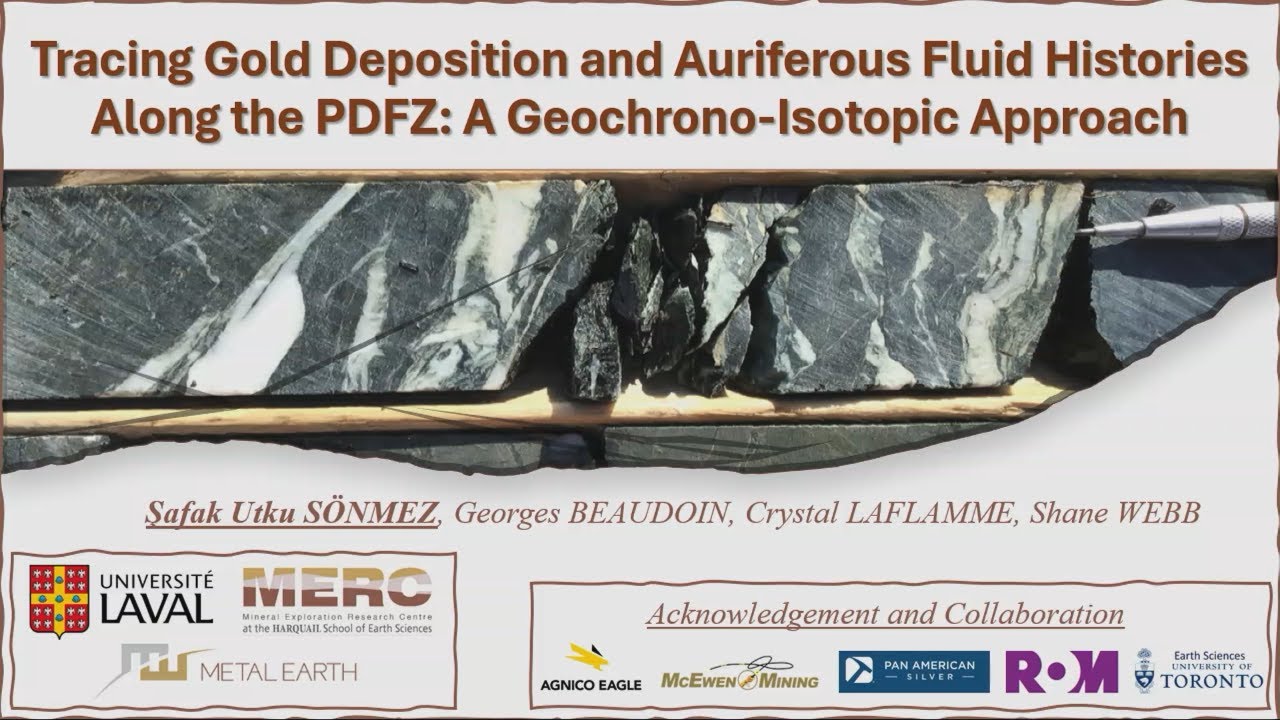 Safak Utku Sonmez - Tracing Gold Deposition and Auriferous Fluid Histories Along the PDFZ