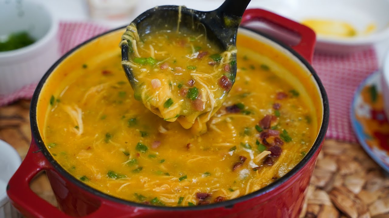 CALDO DE KENGA FÁCIL E DELICIOSO | CALDO DE MANDIOCA COM FRANGO | ESPECIAL PARA O INVERNO