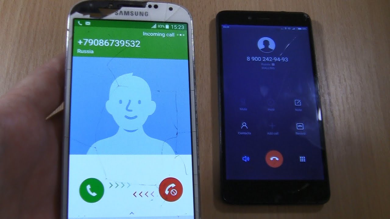 Over the Horizon Incoming call & Outgoing call at the Same Time   Samsung Galaxy S4  + Xiaomi Redmi