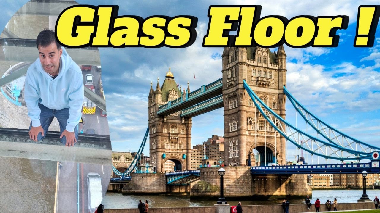 Tower Bridge London | glass floor walk | St Katherine's Dock
