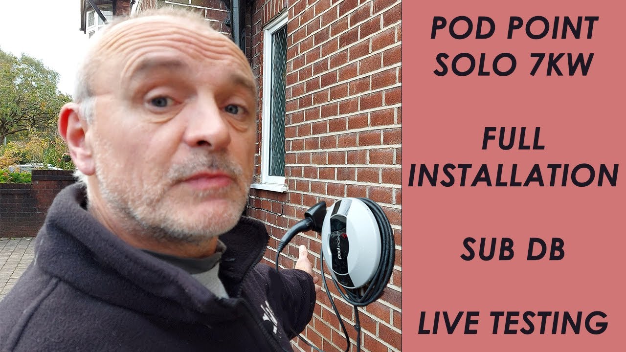 Pod Point Solo EV Charger Installation.