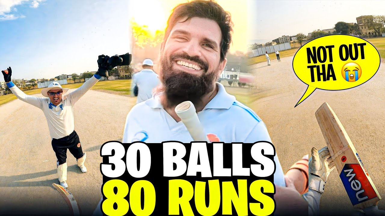 30 Ball 80 Runs | SCA 11 vs Quetta Team 🏏❤️