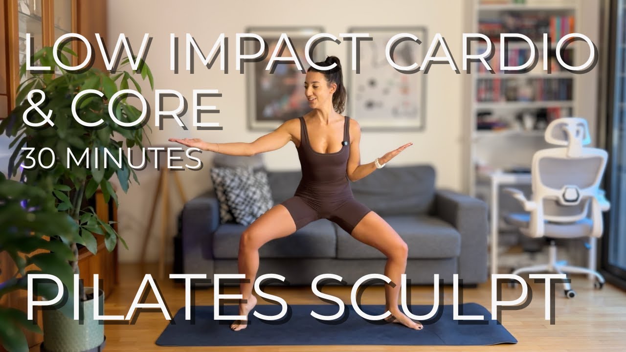 30 Minute Low Impact Cardio & Core Pilates Sculpt | No Jumping | No Equipment