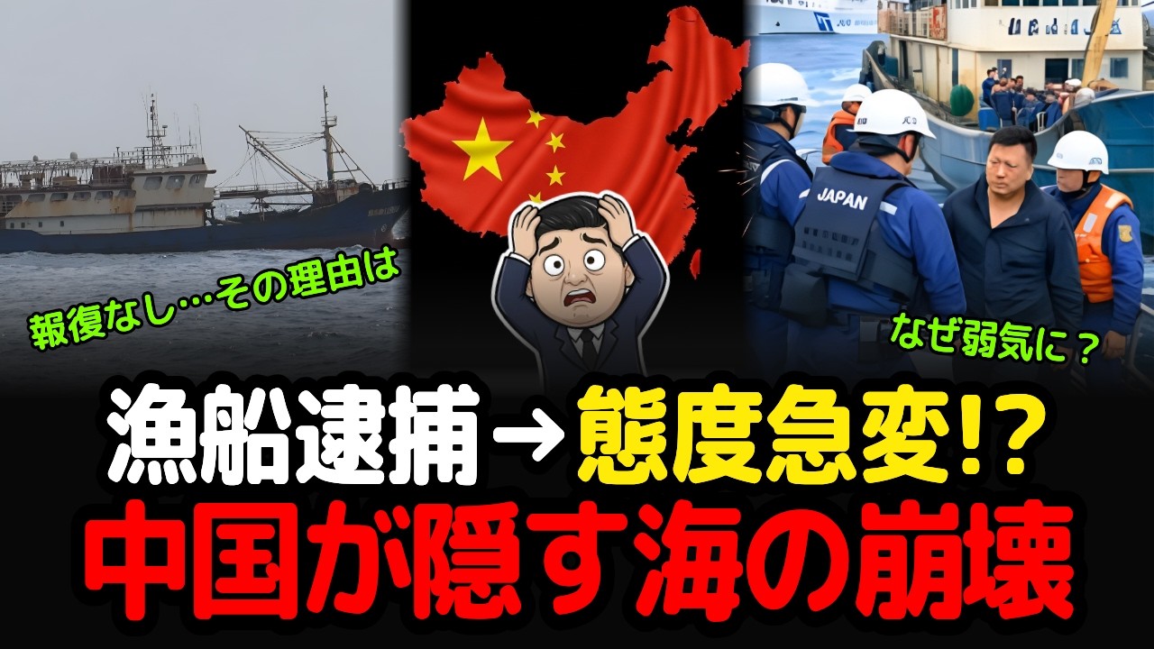 スッキリ解説、中国の反応が異常すぎる。漁船を拿捕しても報復なし、その理由が想像以上だった