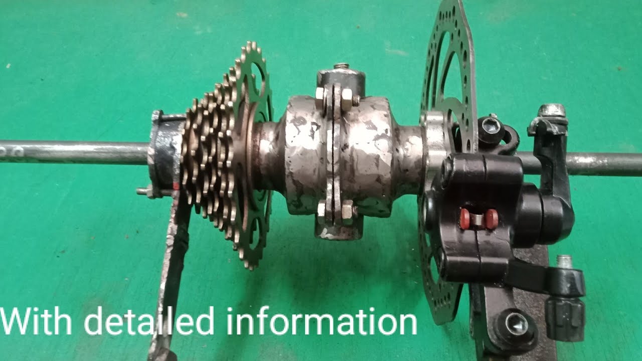 Making collapsible case tricycle differential without lathe
