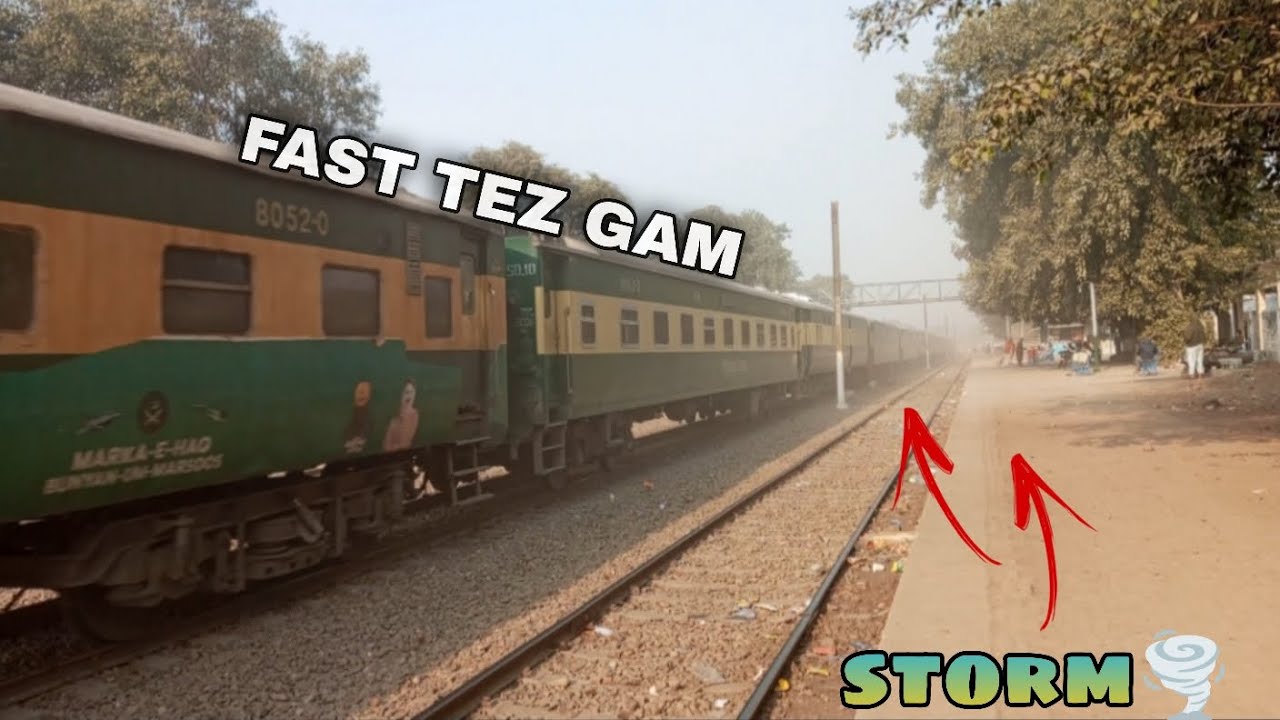 Fastest TEZ GAM t/p kot lakh Pat station faster action🎬
