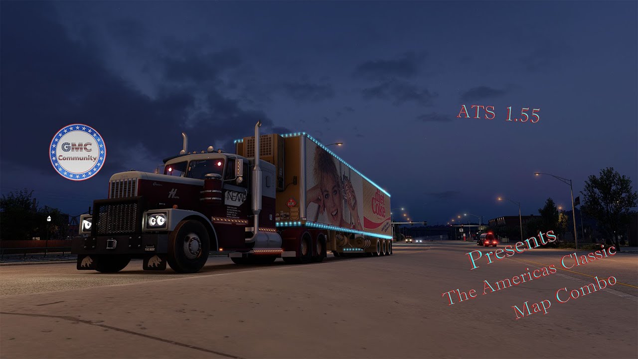 ATS 1.55 - GMC Community - The Americas Classic Map Combo 16.08.2025