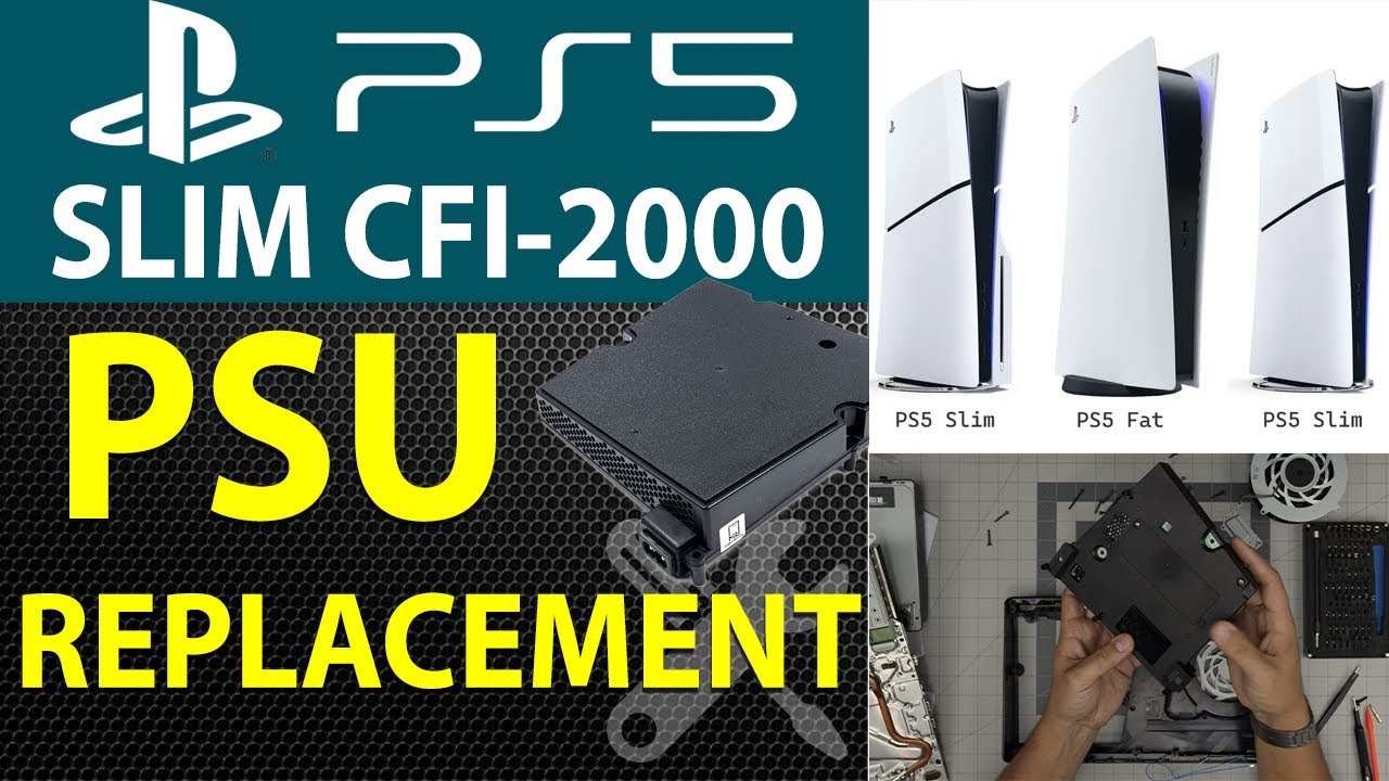 Как заменить блок питания на PlayStation 5 Slim CFI-2000 | Ремонт блока питания PS5