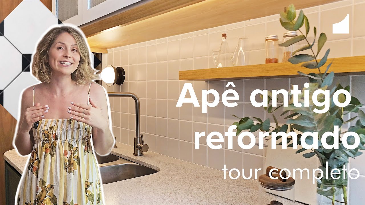 Tour completo: apartamento antigo reformado!