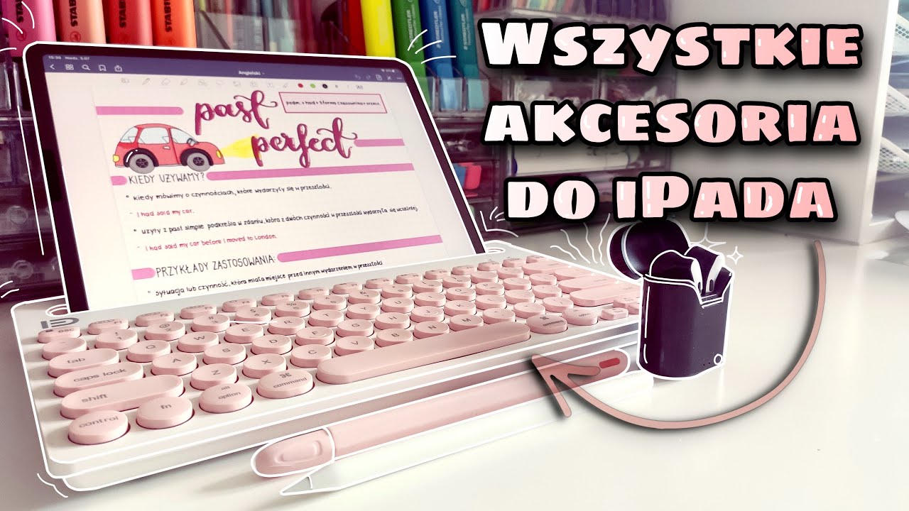 MOJE WSZYSTKIE AKCESORIA DO IPADA PRO! 🔥 POLISHNOTES