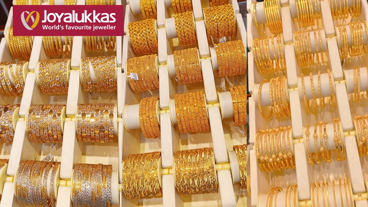 Joyalukkas Gold Bangle Collections | Daily Wear Bangle | Function Wear Bangle |Light Weight Bangle