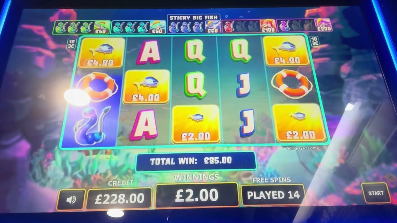 Big Big Fishing Fortune GOES CRAZY - Arcade Slot with &pound;500 Jackpot