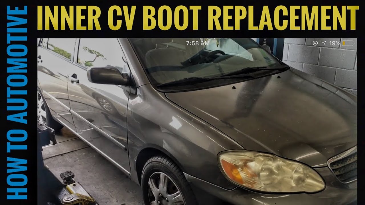 How to Replace the Drivers Side Inner CV Boot on a 2005 Toyota Corolla