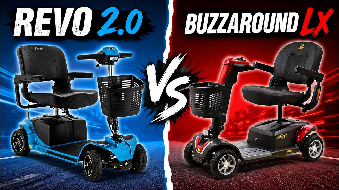 Golden Buzzaround LX vs Pride Revo 2.0 | Which Mobility Scooter Should You Buy?