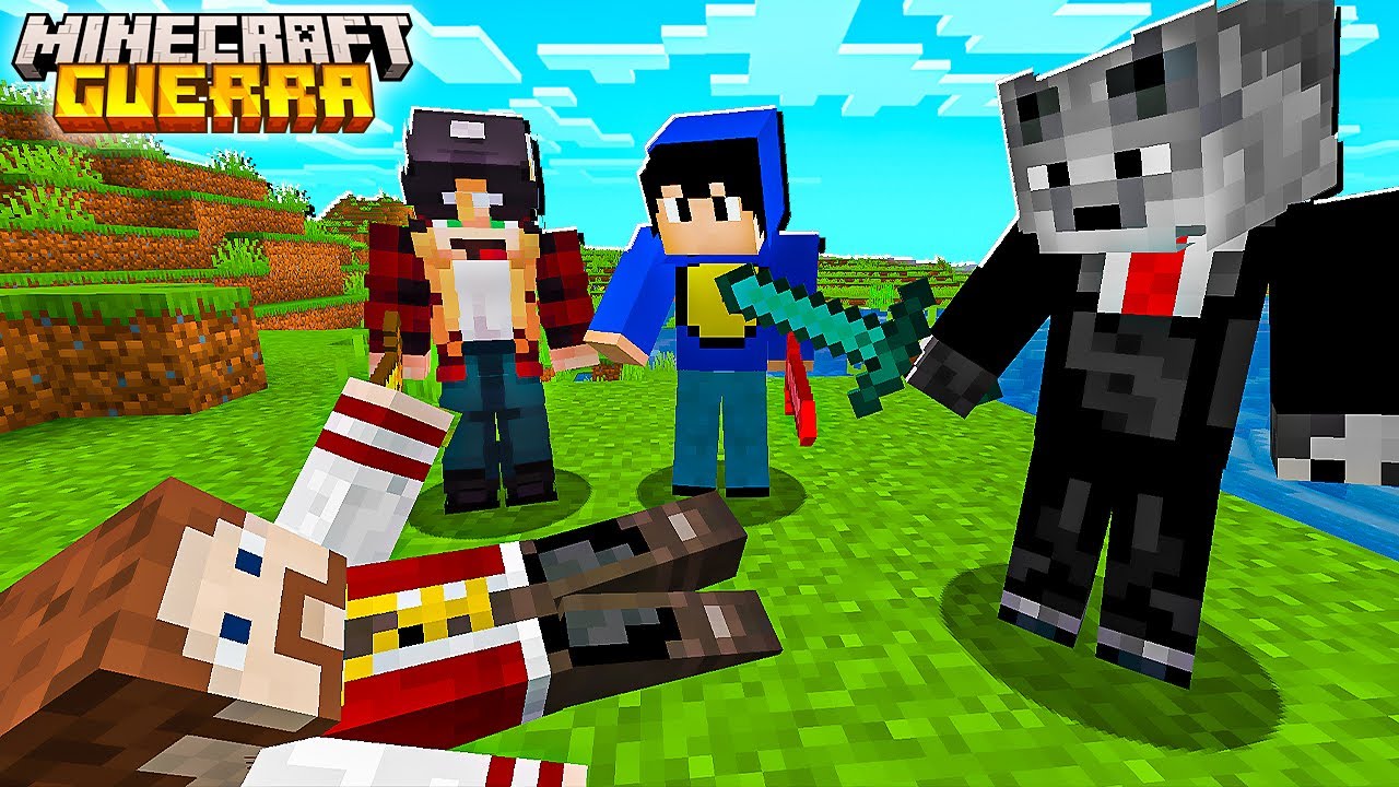 Criei uma NOVA BASE SECRETA no MINECRAFT GUERRA mas fui AMEAÇADO